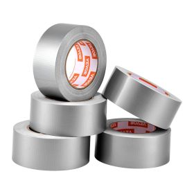 5-Pack Duct Tape, 2 in x 30 Yards, No Residue Strong Adhesive Waterproof Temperature-Resistant Heavy Duty Duct Tape, Tear by Hand