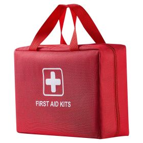 First Aid Kit, 420 Pieces, 600D Nylon Large Survival First Aid Bag, Emergency Medical Supplies, for Home, Car, Office, Travel, Camping, Truck, Hi