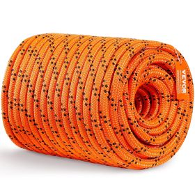 VEVOR Double Braided Polyester Rope, 3/4 in x 220 ft, 24 Strands, 12700 LBS Breaking Strength Outdoor Rope