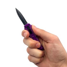 Mini Automatic OTF Keyring Knife (Option: Blue)