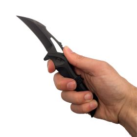 Spring Assisted Bat Knife With ABS Handle (Option: MC)