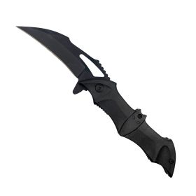 Spring Assisted Bat Knife With ABS Handle (Option: Black)
