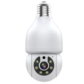 1080p Ptz E27 Socket Bulb Camera 360 Degree Cmos Sensor Network Camera Cctv Security Light Bulb Camera (Option: 2MP-1pc)
