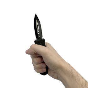 4.5" Dagger Blade OTF Knife w/ Belt Clip (Option: Green)