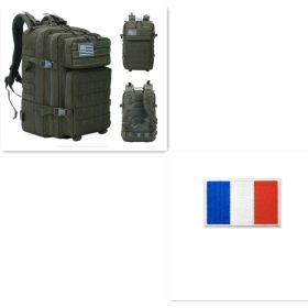 Outdoor Mountaineering Bag Tactical Leisure Bag Army Fan Travel Computer Bag Individual Soldier Package (Option: Military Green 3Style)