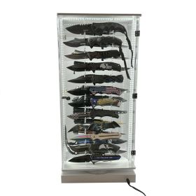 Streetwise 2 Sided 24 Count Knife LED Rotating Display (Option: Display Only)