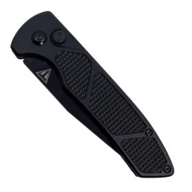 7.75" Automatic Spring Assisted Knife with Drop Point Blade (Option: Blue)
