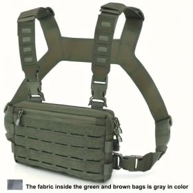 Men's Outdoor Tactics Vest Jacket Bag (Option: Army Green-9x5.9x1.5 inches)