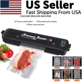 Vacuum Sealer Machine Food Preservation Storage Saver Automatic With Seal Bag (Package: Vacuum Machine)
