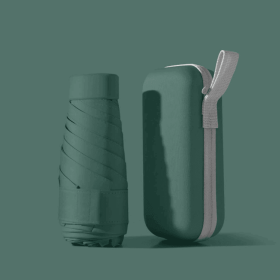 Umbrella With Storage Case (Color: Gree)