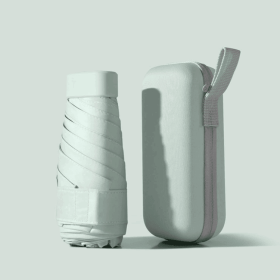 Umbrella With Storage Case (Color: Light Blue)