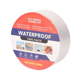 Waterproof Tape for Leaks Aluminum Butyl Tape with Adhesive for RV Repair, Glass Repairs, Air Mattress Patch, Window Caulking, Boat Sealing (size: 2in x 32.8ft)