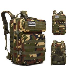 Outdoor Mountaineering Bag Tactical Leisure Bag Army Fan Travel Computer Bag Individual Soldier Package (Option: Jungle camouflage)