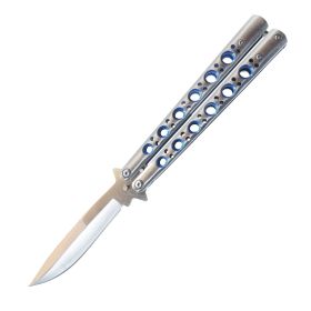 9.25" Butterfly Knife (Option: Silver)