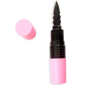 Lipstick Knife (Option: Dark Purple with Gold Band)